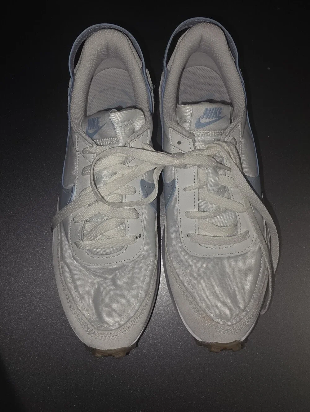 Brand New Size 9.5 Nike Women's White and Light Blue Running Sneakers No Box